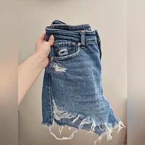 American Eagle Distressed Mom Shorts